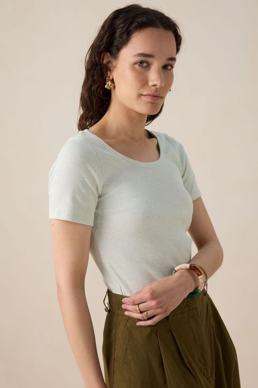 Lyle And Scott - Superfine Katoenen T-shirt - Groen