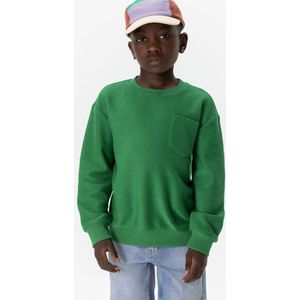 Groene Sweater Met Borstzakje