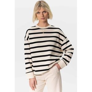 Sissy-Boy - Oversized Sweater - Off-white - Gestreept