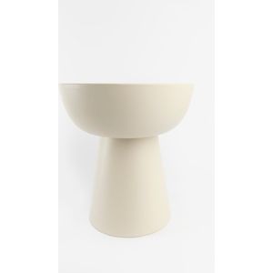 Beige Keramieken Mushroom Bijzettafel