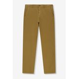 Groene mid-rise chino met elastische taille