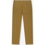 Groene mid-rise chino met elastische taille