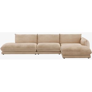 Countess 4-zits bank chaise longue rechts otto longue links Camel