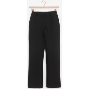 Zwarte straight leg pantalon