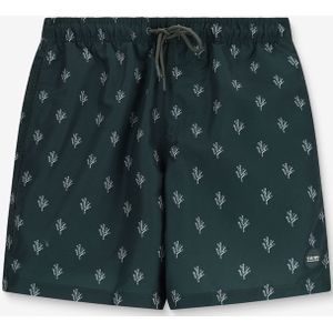 Shiwi donkergroene zwembroek met print