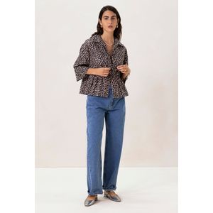 Sissy-Boy - Blouse - Bruin - Leopardprint