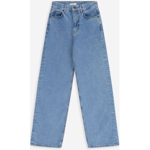 Blauwe wide leg jeans