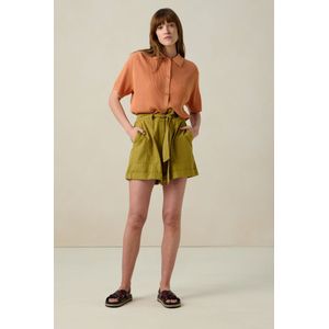 Lichtgroen herringbone short