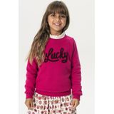 Roze Badstof Sweater Lucky