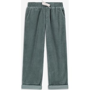 Blauwe Corduroy Pull On Broek