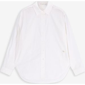 Witte katoenen blouse