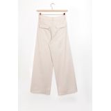 Sissy-Boy - Off-white wide leg linnen pantalon