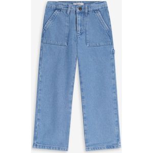 Blauwe cargo broek