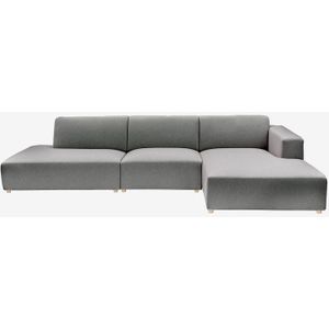 Earl 4-zits Bank Chaise Longue Rechts Otto Longue Links Dark Grey