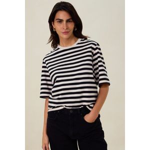 Sissy-Boy - Wit met zwart gestreept T-shirt