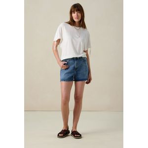 LEE blauwe mid waist short