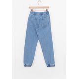 Sissy-Boy - Lichtblauwe denim pull on broek met aantrekkoorden