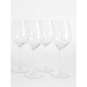 Transparant wijnglas