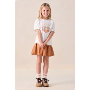 Wit T-shirt met artwork