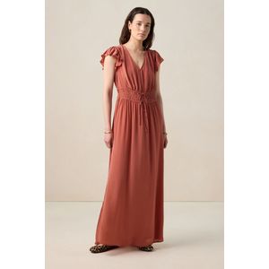 Rode maxi jurk