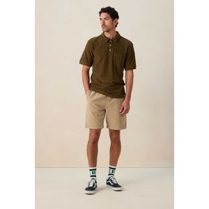 Sissy-Boy - Donkergroene Polo - Badstof - Korte Mouwen