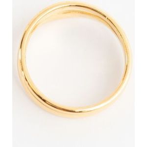 Sissy-Boy - Dubbele Ring - Goudkleurig - Staal