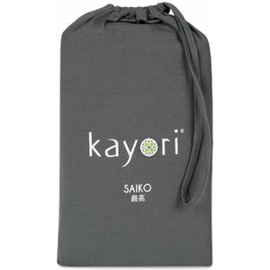 Saiko Jersey Hoeslaken Antraciet - Grijs - Jersey - Kayori