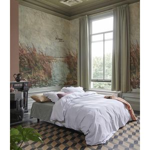 At Home by BeddingHouse Flamboyant Stripes dekbedovertrek - Tweepersoons - 200x200/220 - Blauw