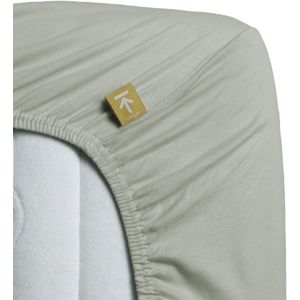 Hoeslaken Jersey Grey Green - Grijs, Groen - Jersey - Beddinghouse