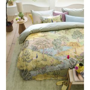 Dekbedovertrek Cabrera Green 140 x 200/220 - Groen - Katoen, Percale katoen - Pip Studio