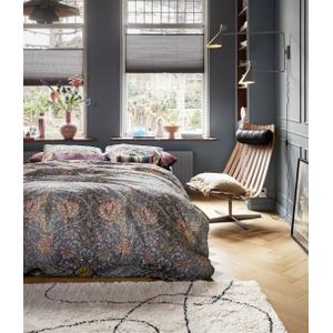 Dekbedovertrek met rits Scene Blue - Blauw - Katoen - Ritzzly