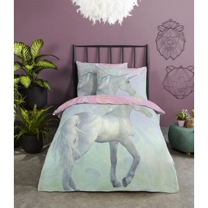Kinderdekbedovertrek Unicorn - Meerdere kleuren - Katoen - Goodmorning