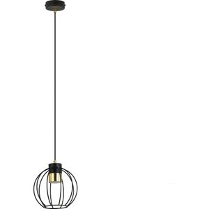 Hanglamp Ajax 1 Zwart/Goud Ø 18 cm
