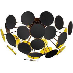 Plafondlamp Discalgo Zwart Ø 54 cm