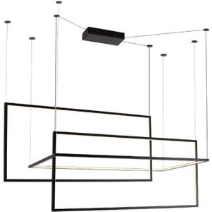 Hanglamp Geometric Zwart 145 cm LED