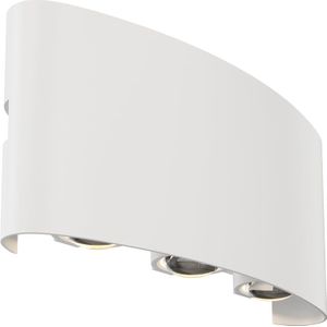 Buiten Wandlamp Strato Wit 16,5 cm Tweezijdig