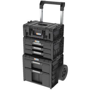 Ivana - 56979 Gereedschapskoffer - 3-delige Set - Robuust - IP54 Bescherming