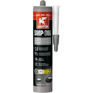 Griffon elastische waterdichte en luchtdichte coating SMP-300 - koker 290 ml - grijs