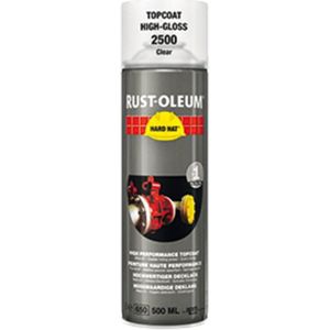 Rust-Oleum deklaag - Hard Hat - transparant - hoogglans - 0.5l - spuitbus