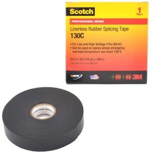 3M™ Scotch® 130C ethyleen-propyleen-rubber-band - zelffuserend - 19x0.76mm x 9m - 130C/19