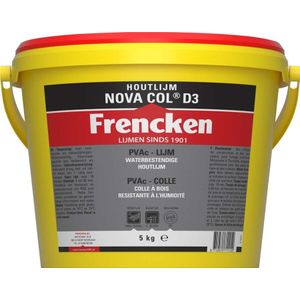 Frencken houtlijm - NOVA COL - D3 - 5 kg emmer