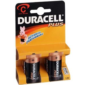 Duracell batterijen (2x) - engelse staaf - LR14/C - MN1400
