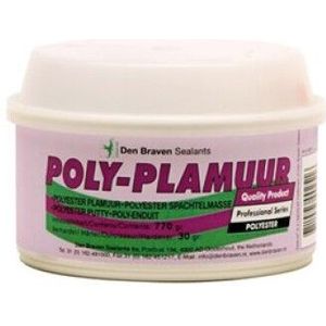 Zwaluw Poly Plamuur - 800 g - met verharder - gebroken wit