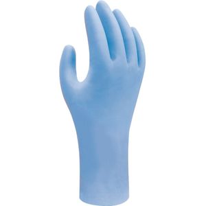 Showa wegwerphandschoen [200x] - nitril - blauw - maat M - 7502PFEBT