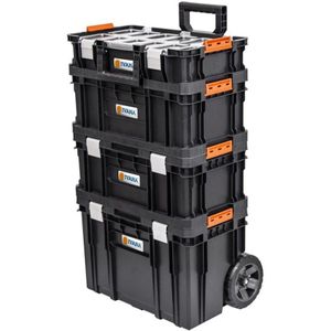 Ivana - SYSTEEM 2 - Koffersetsysteem - 78 liter - Gereedschapsbak Trolley