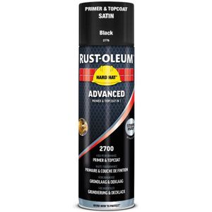 Rust-Oleum Hard Hat Advanced grondlaag en deklaag gitzwart 500ml