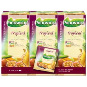 Pickwick thee tropische vruchten - 75 zakjes à 1.5 gram - 067000