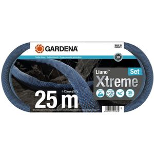 Gardena textielslang 18475 Liano™ Xtreme  broes/slangstuk set 25m