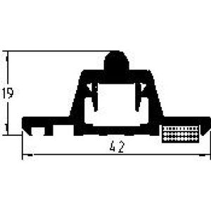 Luvema looprail - 6000 mm - LU-RO.295.G