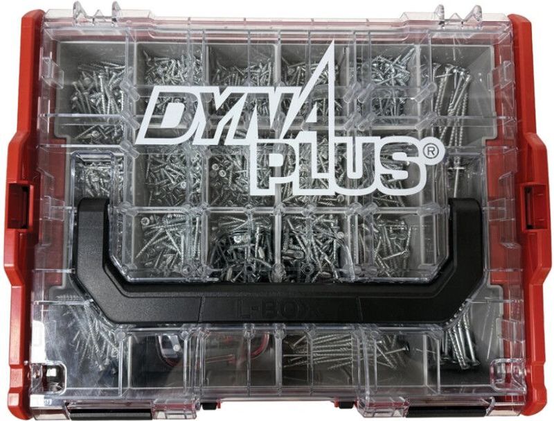 Dynaplus L-BOXX Assortimentskoffer Indoor schroeven verzinkt TX 2500x  Bitset
